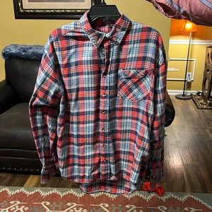 Flannel plaid shirt